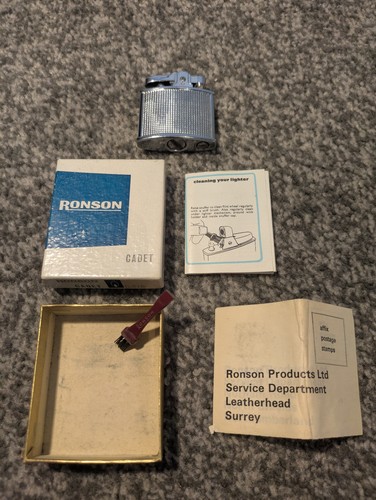 Ronson cadet 210 lighter - ronson,
