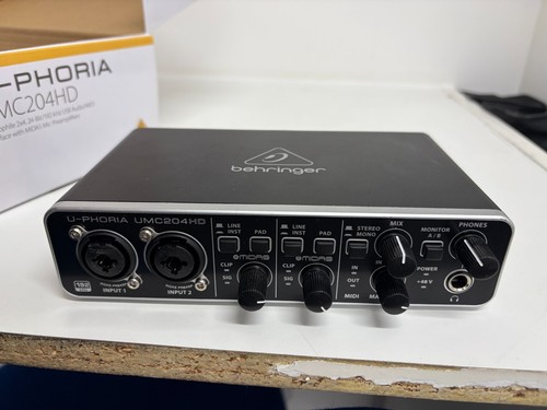 Behringer phoria umc202hd - behringer,