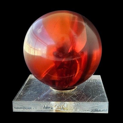 Vintage large cherry amber - large,