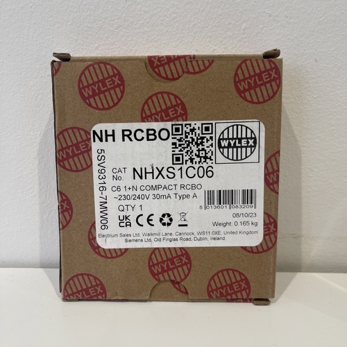 Wylex 6amp rcbo compact - wylex, ma