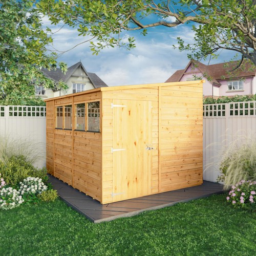 Wooden garden shed - 10, x