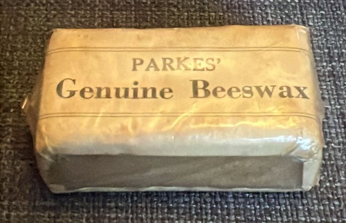 Antique parkes genuine beeswax - parkes,