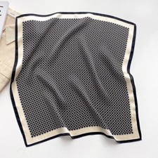 100% Silk Square Scarf Women