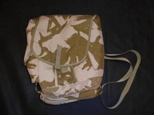British Army Desert General Service Respirator GSR Gas Mask Haversack Case Bag