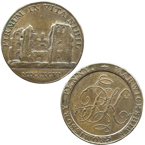 1796 one penny conder token - conder,