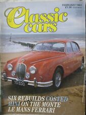 CC 87/02 JAGUAR MK2 ALVIS TD21 MINI COOPER BENTLEY R-TYPE FERRARI 250MM ROOTES