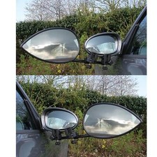 Pair of Milenco Aero 4 Caravan / Trailer Towing Mirrors Flat Glass + Storage Bag