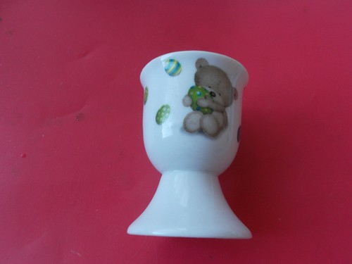 Egg cup teddy bear - /teddy,