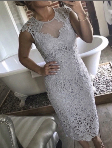 Lipsy vip silver grey midi - lipsy,