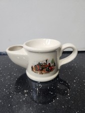 Wade England Vintage Pottery Shaving Mug Steam Engine Design Collectable Gift (A