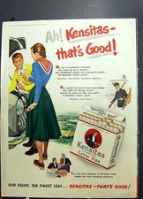 Old Kensitas Cigarettes Knights Castile Soap Robin Cartoon Magazine