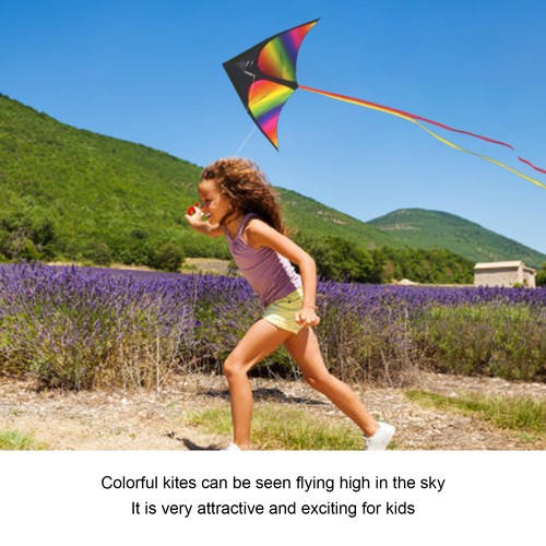 Triangle kite with line - triangle,