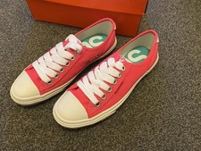 Superdry Ladies Women's Canvas Trainers Pumps Pink Fuchsia  Uk Size 4 New Boxed