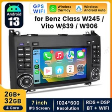 For MERCEDES-BENZ Sprinter W906 2006-2017 Car Radio Stereo GPS SAT NAV Android14