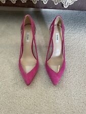Guess Pink Leather Court Shoes