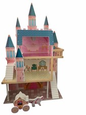 COCOLAND LOL Fantasy Castle & Carriage Wooden Doll House Girls 3 Years + 135cm