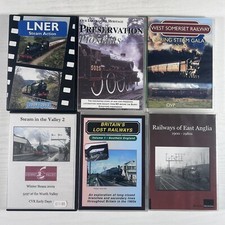 6 x Railway DVD Steam Trains