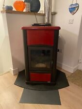 calux wood pellet burner cenral heating complete set up, flue, water tank etcup