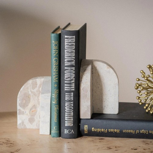Arch marble bookends - arch, elegant
