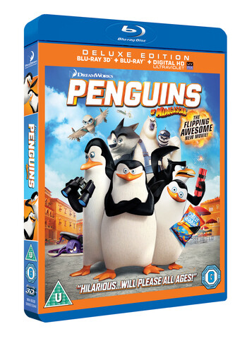 Penguins madagascar blu ray - penguins,