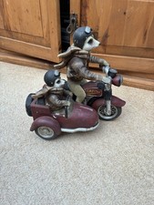 Meerkats On Sidecar Motorcycle Ornament
