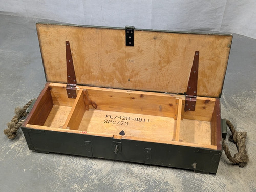 British army wooden ammo - british,