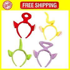 Teletubbies Headbands 4 Pack – Cute Hair Accessories for Kids & Adults | Teletub