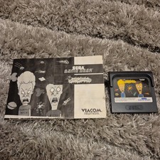 Beavis And Butthead Cartridge and Manual Only Sega Game Gear 