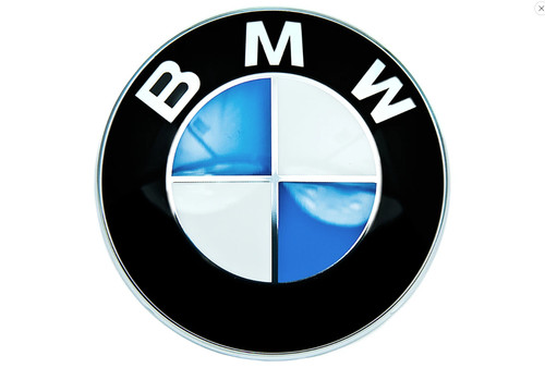 Bmw genuine plaque - bmw, 70mm