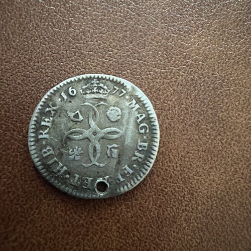 King charles fourpence silver - fourpence,