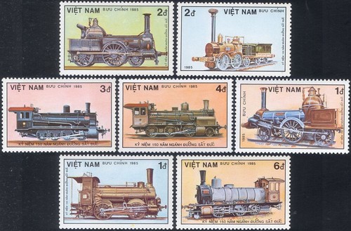 Vietnam 1985 german steam - 1985,