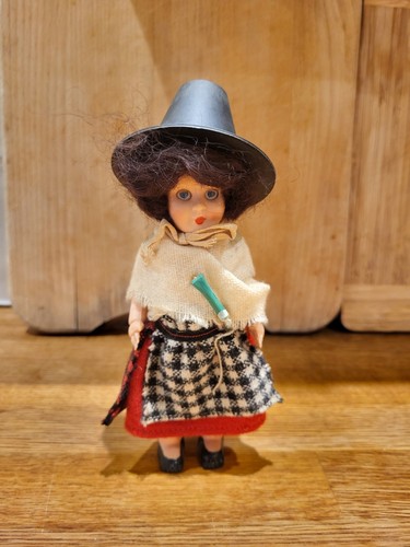 Welsh costume doll figurine - doll,