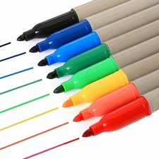Colour 8 Pack Permanent Marker