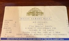 Suede Ticket Stub - Royal