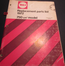 1972 bsa a75 - rocket, parts