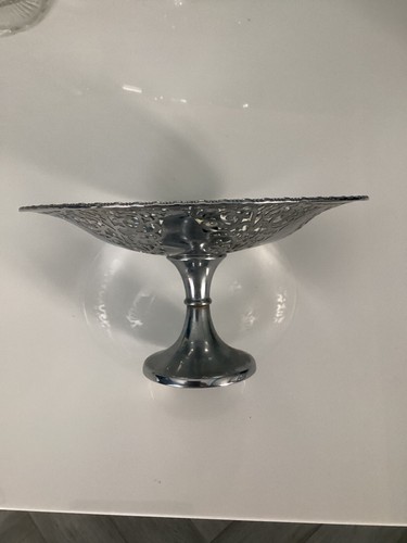 Chrome cake stand - cake,