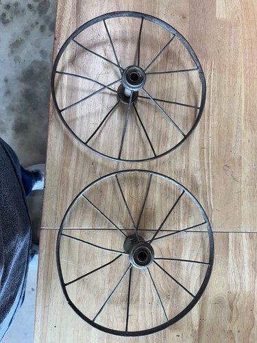 Early steel trike wheels - 2,