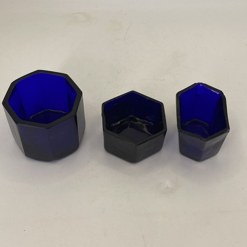 Cobalt blue glass liners - cobalt,