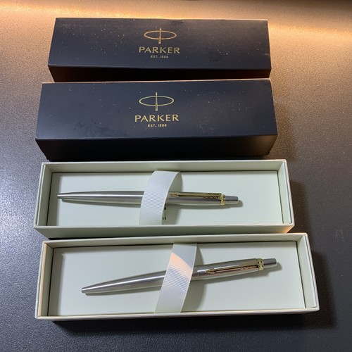 Parker brushed silver and - parker,