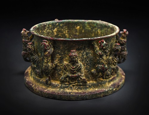 Persian bronze bowl mortar - bronze, bowl/mortar