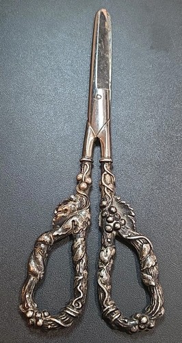 Grape scissors sterling silver - scissors,