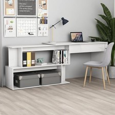 WALPLUS Corner Desk White