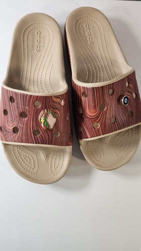 Crocs sza woodgrain - woodgrain, slides