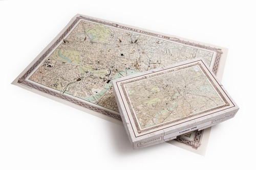 Jigsaw map central - map, london