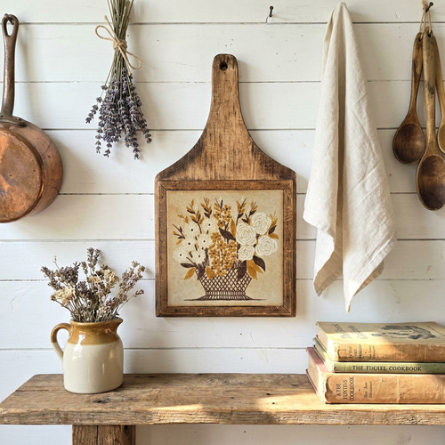 Vtg rustic farmhouse wood - rustic,