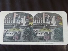 c. 1895 COLOUR 3d STEREOGRAPH/