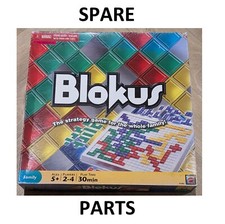 Mattel Blokus 2009 - Select Spare Parts - Red Yellow Green Blue pieces & board