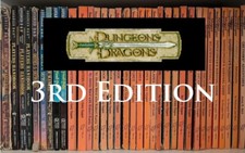 Dungeons and Dragons. 3rd/3.5 Edition AD&D. RPG Multi-Listing.