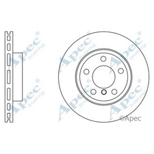 2x Brake Discs Vented For Mini