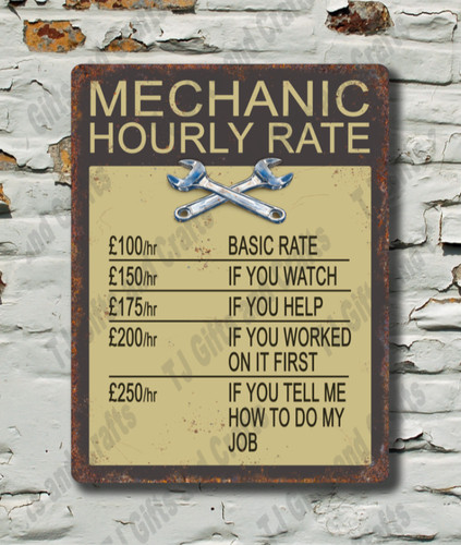 Mechanic hourly rate - mechanic,